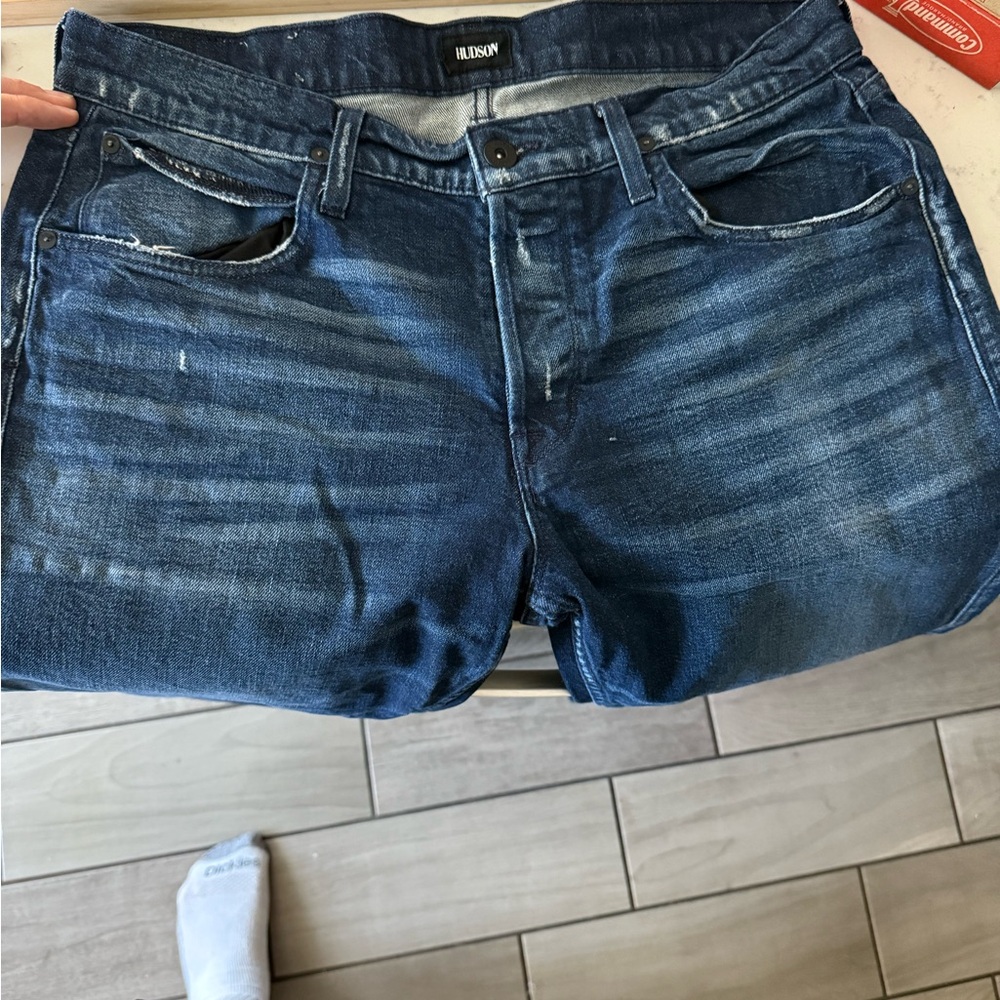 Hudson Byron Straight Legged Jeans